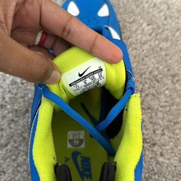 Nike Air Diamond Turf 2, Royal blue, Boys (Youth). No tag/box. - Picture 9 of 9